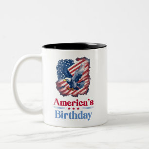アメリカズ誕生日イーグル ツートーンマグカップ