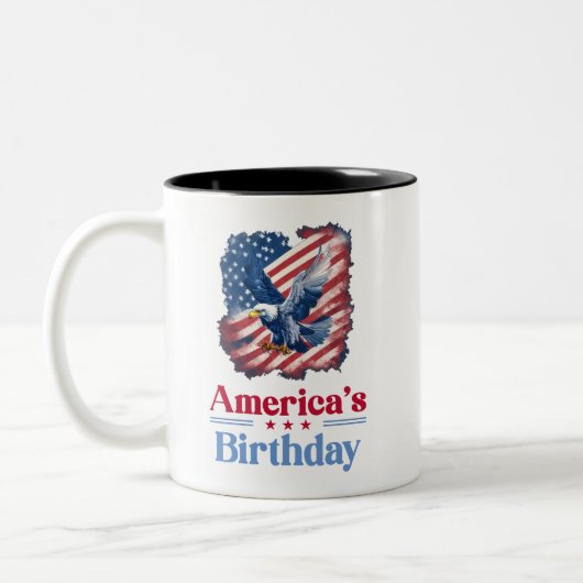 アメリカズ誕生日イーグル ツートーンマグカップ (左)