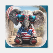 アメリカゾウ マグネット (正面)
