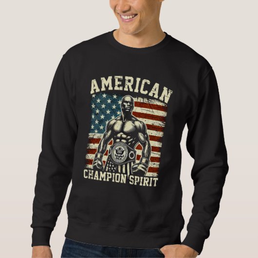 アメリカチャンピオン精神 スウェットシャツ (正面)