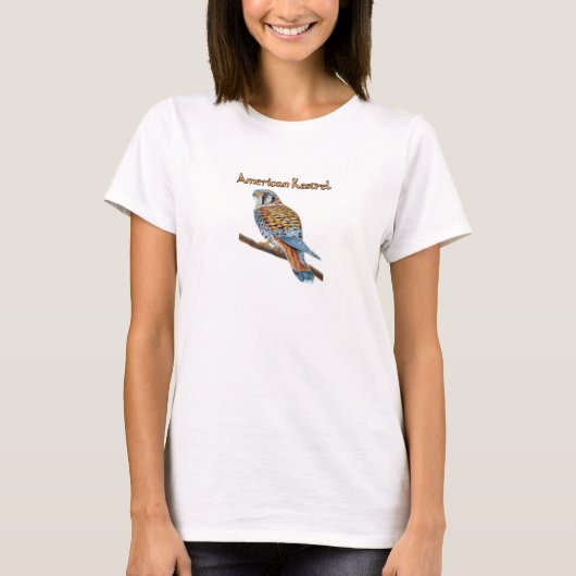 アメリカチョウゲンボウTシャツ Tシャツ (正面)