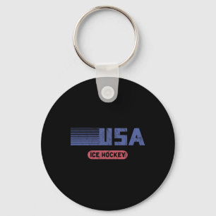 アメリカチームスポーツ レトロ アメリカチーム アイスホッケー キーホルダー