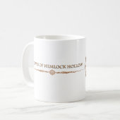 アメリカツガの空のマグのオオカミ コーヒーマグカップ (正面左)