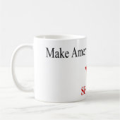 アメリカテキサス州の-脱退するため-マグを再度作って下さい コーヒーマグカップ (左)