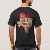 アメリカテキサス州を作って下さい Tシャツ (裏面)