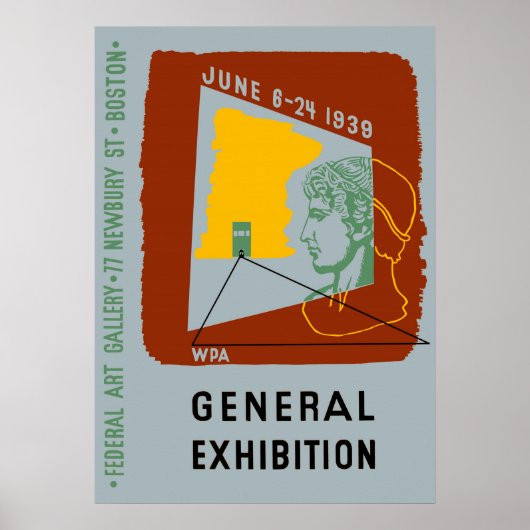 アメリカデザイン展ボストン ポスター (正面)