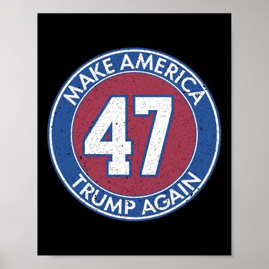 アメリカトランプ再び47 ポスター (正面)