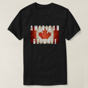 アメリカトランプ難民カナダ Tシャツ