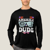 アメリカドゥデシックスターズアンドストライプズ赤白青 トライブレンドＴシャツ (正面)