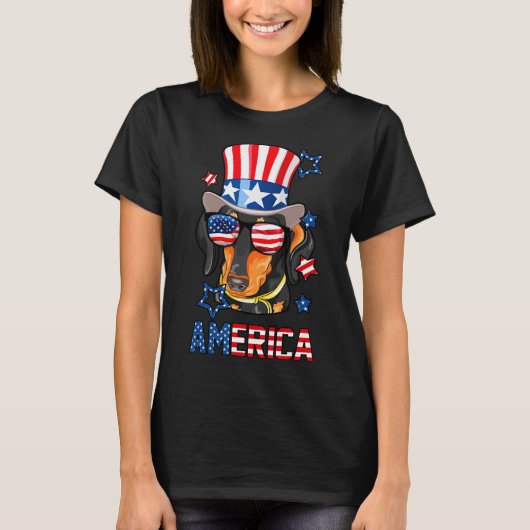 アメリカドッグドクシー7月4日Tee Tシャツ (正面)