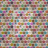 アメリカドヌパール ファブリック (タイル)