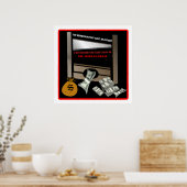 アメリカドルのポスターの実行 ポスター (キッチン)