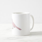 アメリカナイチンガル 鳥のアート コーヒーマグカップ (正面右)