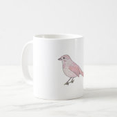 アメリカナイチンガル 鳥のアート コーヒーマグカップ (正面左)