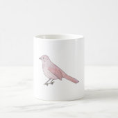 アメリカナイチンガル 鳥のアート コーヒーマグカップ (中央)
