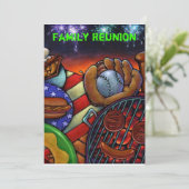 アメリカナファミリー懇親会招待状サマーパーティー 招待状 (スタンド正面)