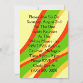 アメリカナファミリー懇親会招待状サマーパーティー 招待状 (裏面)