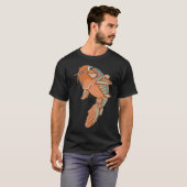 アメリカナマズの市場向きの魚 Tシャツ (正面フル)