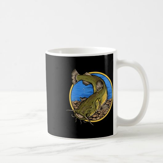 アメリカナマズ釣り コーヒーマグカップ (右)