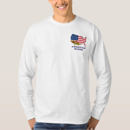 アメリカナース。愛国的な Tシャツ