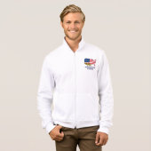 アメリカナース。愛国的な Tシャツ (正面フル)