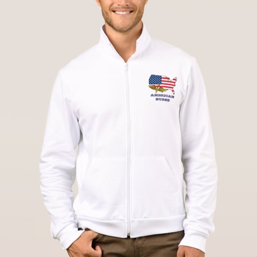 アメリカナース。愛国的な Tシャツ (正面)