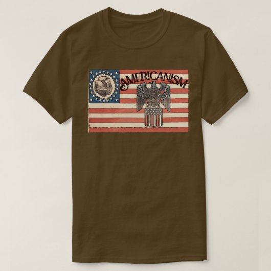 アメリカニズム Tシャツ (デザイン正面)