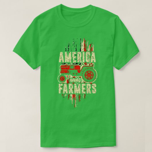 アメリカニーズ農家1 Tシャツ (デザイン正面)