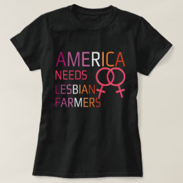アメリカニーズLesbian農家 Tシャツ