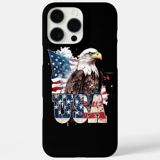 アメリカハクトウワシ アメリカ建国250周年 Case-Mate iPhoneケース (裏面)