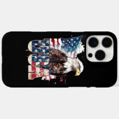 アメリカハクトウワシ アメリカ建国250周年 Case-Mate iPhoneケース (裏面 (横))