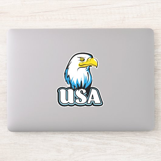 アメリカハクトウワシ (限定ブルーエディション) シール (コンピューター)