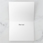 アメリカハゲとアメリカ国旗 カード (内部)