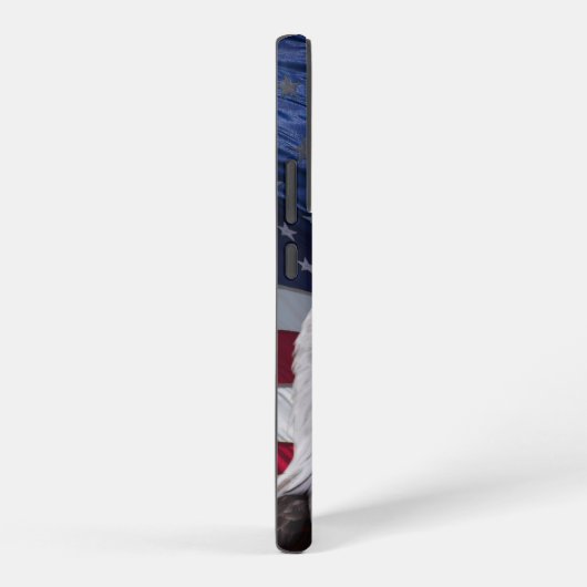 アメリカハゲとアメリカ国旗 SAMSUNG GALAXYケース (右側面)