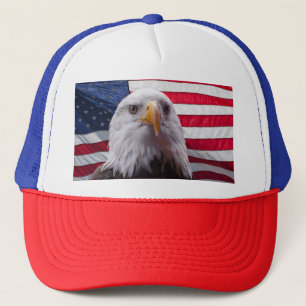 アメリカハゲと国旗 キャップ