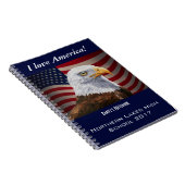 アメリカハゲと国旗 ノートブック (右側)