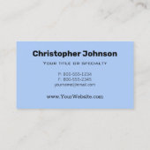 アメリカハゲと国旗 名刺 (裏面)