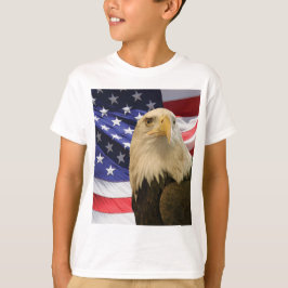 アメリカハゲと国旗 Tシャツ