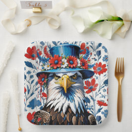 アメリカハゲのフローラ帽子 ペーパープレート