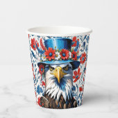 アメリカハゲのフローラ帽子 紙コップ (裏面)