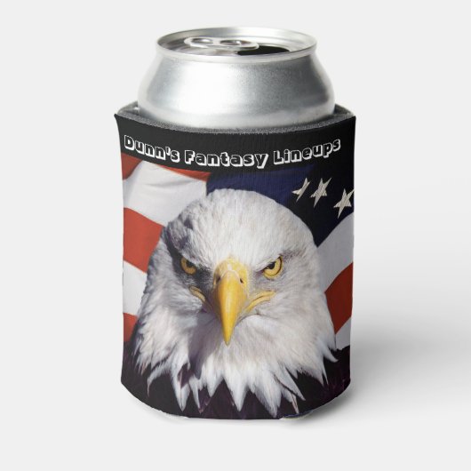 アメリカハゲのワシを冷やす缶 缶クーラー (缶裏面)