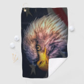 アメリカハゲのワシ ゴルフタオル (インサイチュ)