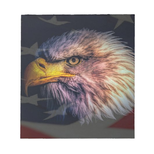 アメリカハゲのワシ ノートパッド (正面)
