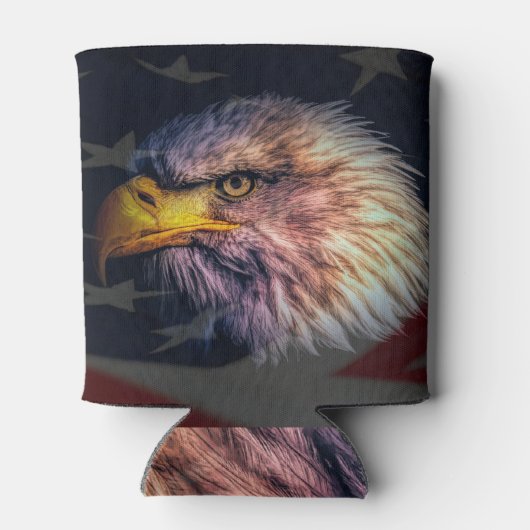 アメリカハゲのワシ 缶クーラー (裏面)