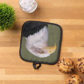 アメリカハゲのワシ 鍋敷き (トップダウン)