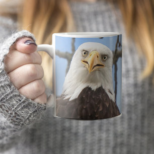 アメリカハゲの野生動物おもしろい コーヒーマグカップ