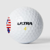 アメリカハゲ動揺してワシ ゴルフボール (ロゴ)