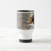 アメリカハゲ飛んでいるワシ海 トラベルマグ (中央)