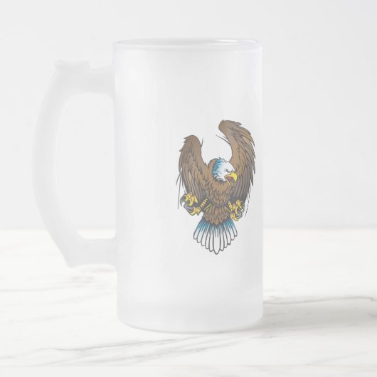 アメリカハゲ フロストグラスビールジョッキ (左)