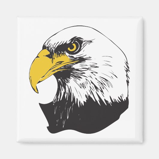 アメリカハゲ マグネット (正面)